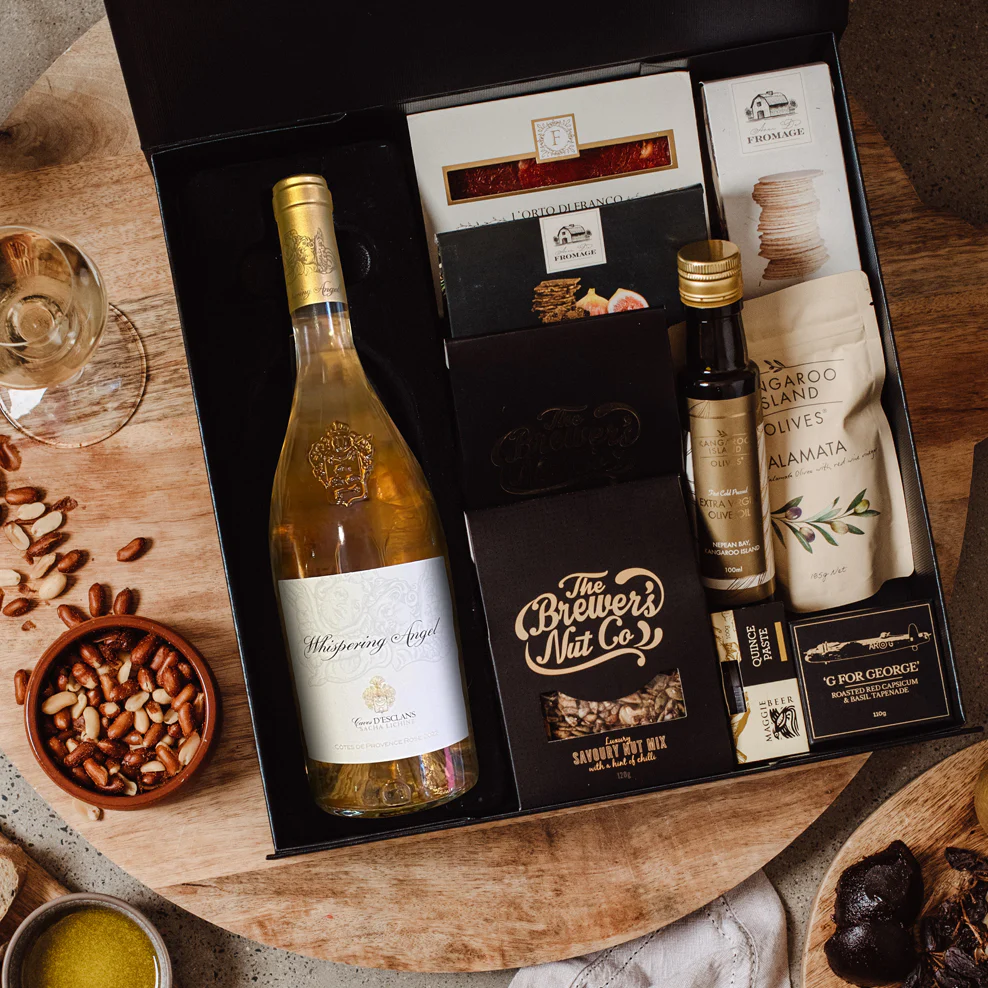 Whispering Angel Rosé & Nibbles Hamper - Image 2