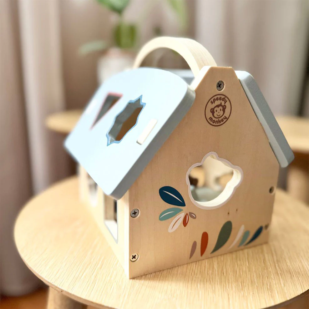 Wooden House Shape Sorter - Image 3